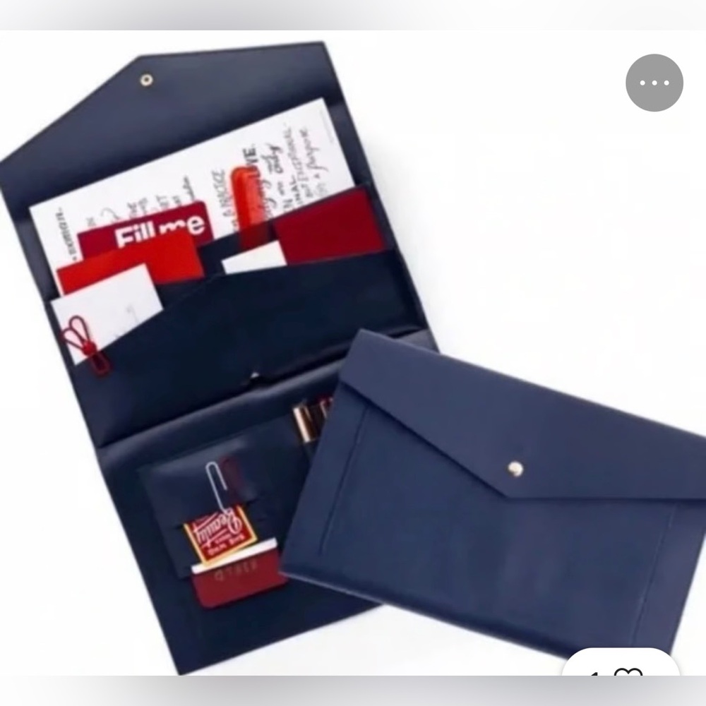 Glass Ladder & Co vegan leather Megan Portfolio Clutch